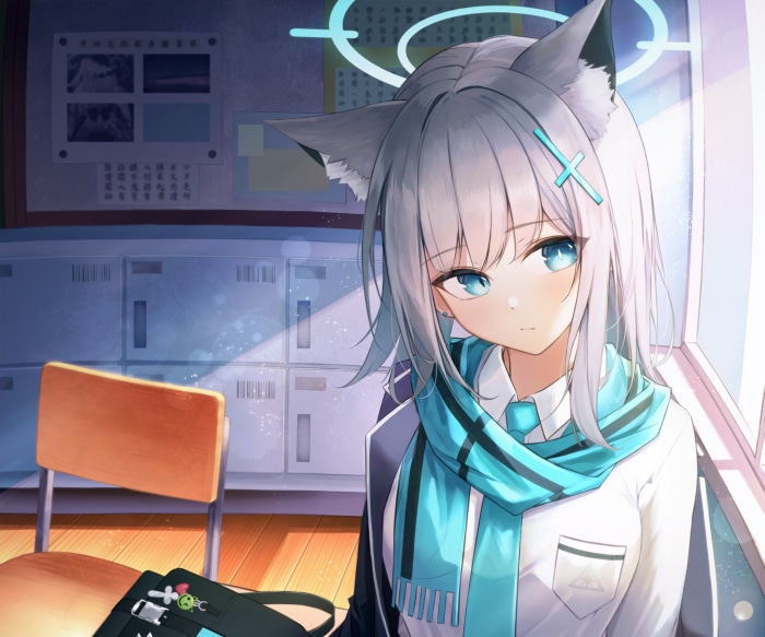 Shiroko Sunaookami from Blue Archive