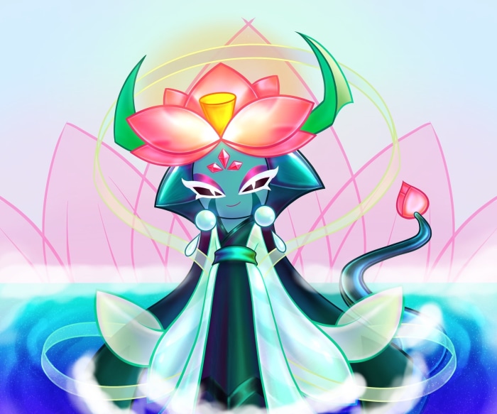 Lotus Dragon Cookie from Cookie Run: OvenBreak