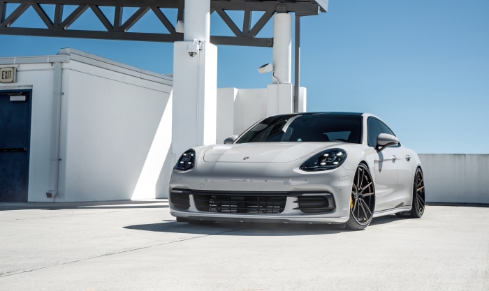 Porsche Panamera parked outdoors