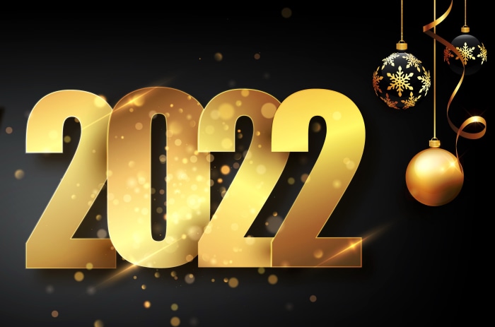Golden 2022 New Year Celebration
