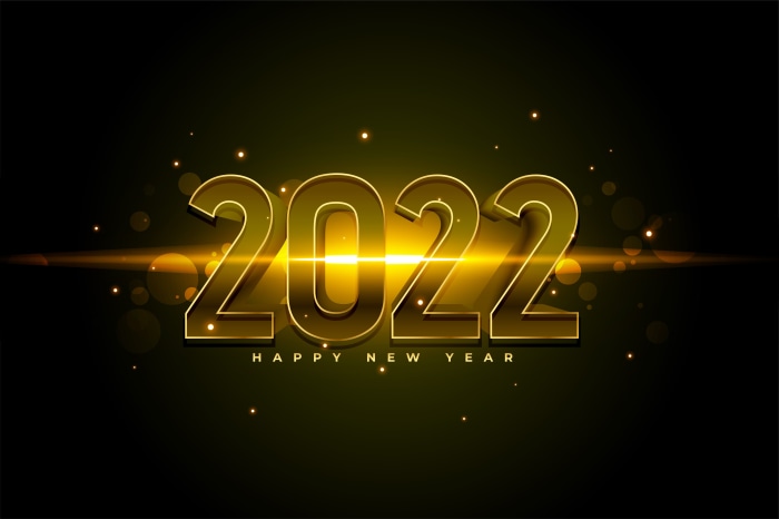 Happy New Year 2022 4K