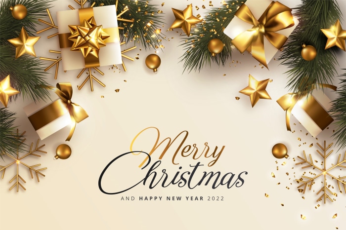 Merry Christmas and Happy New Year 2022