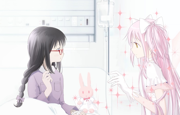 Homura Akemi and Madoka Kaname from Puella Magi Madoka Magica
