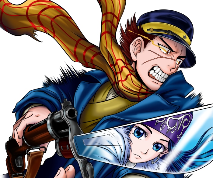 Sugimoto Saichi and Asirpa from Golden Kamuy