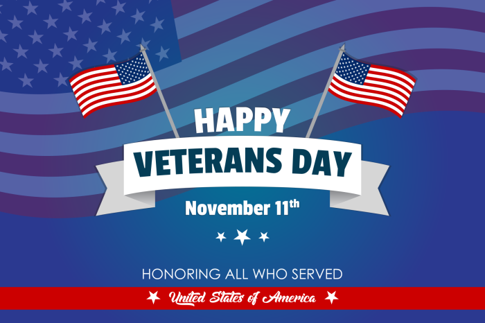 Happy Veterans Day November 11th