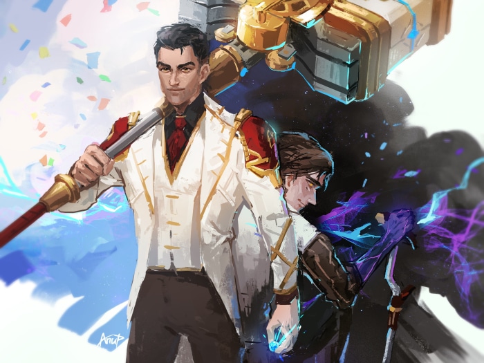 Jayce and Viktor from Arcane