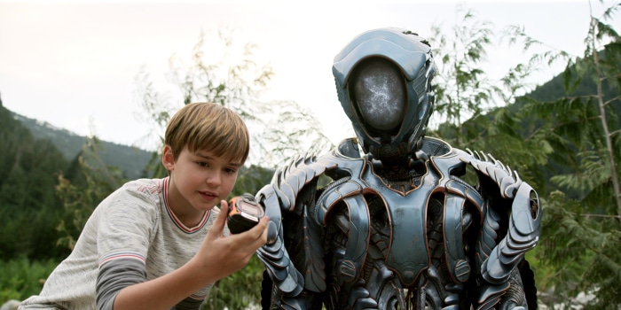 Will Robinson from Lost In Space with Robot