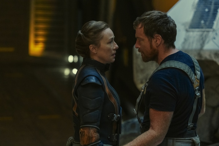 Maureen and John Robinson from Lost in Space