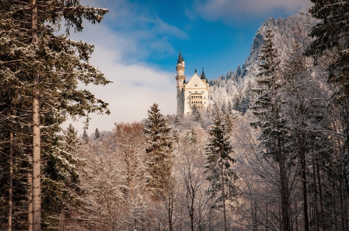 Neuschwanstein Castle in Bavaria, Germany 4K