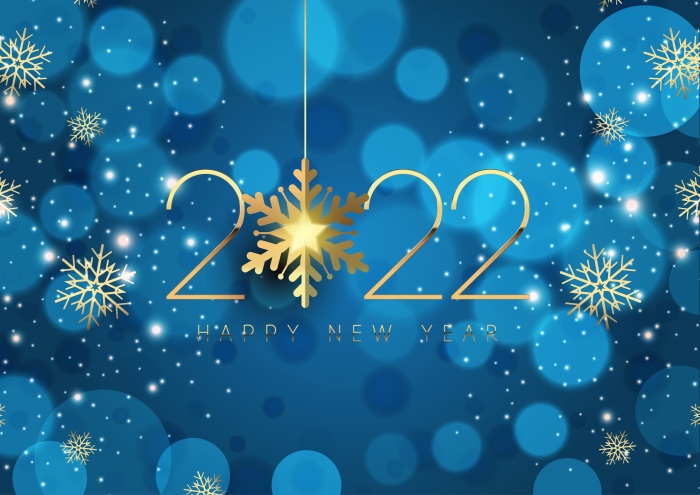 Happy New Year 2022 4K