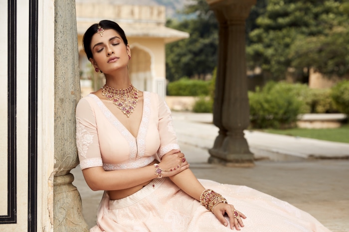 Indian woman wearing traditional jewelry