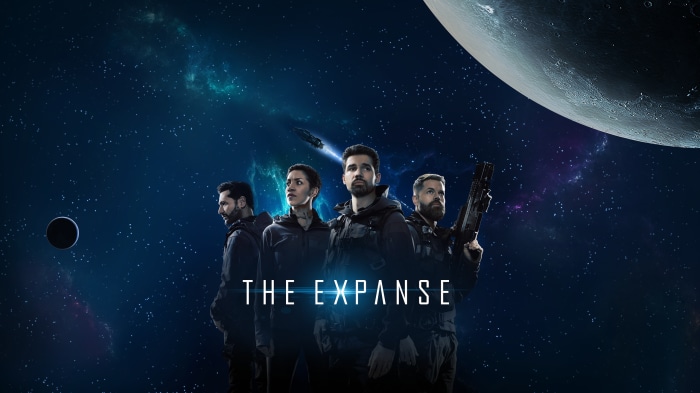 The Expanse characters in space