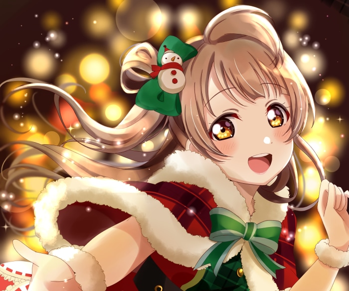 Kotori Minami from Love Live! in Christmas outfit