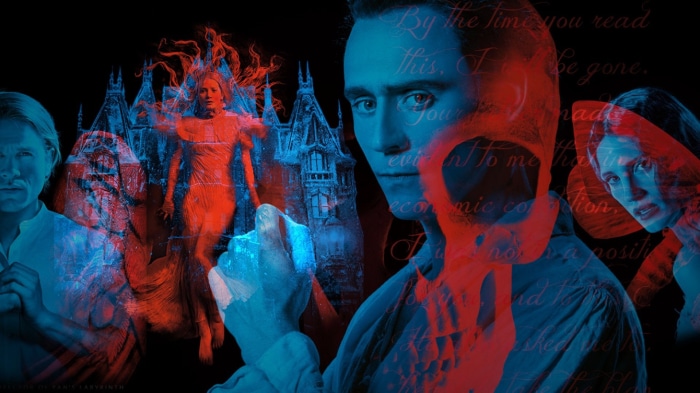 Crimson Peak: Mia Wasikowska, Tom Hiddleston, Jessica Chastain