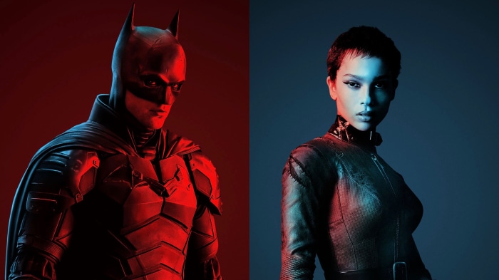 Batman and Catwoman from The Batman
