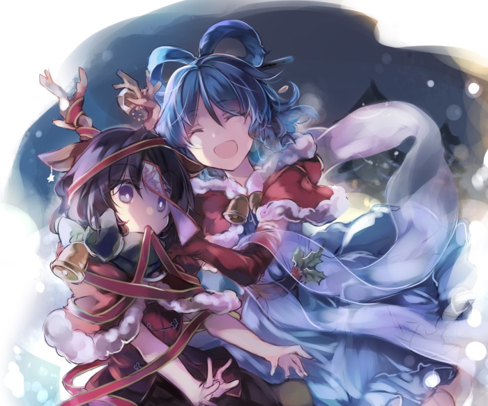 Yoshika Miyako and Seiga Kaku from Touhou