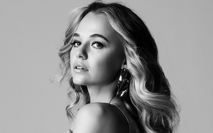 Madison Iseman Black and White Portrait