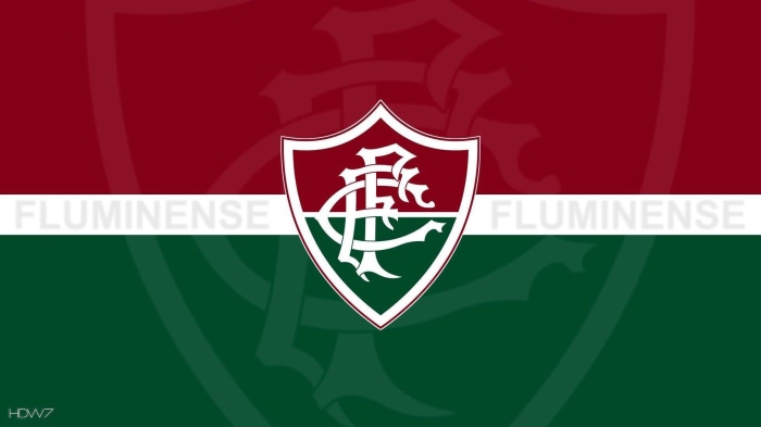 Fluminense FC logo on red and green background
