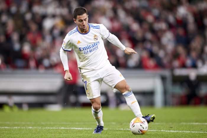 Eden Hazard in Real Madrid uniform 4K