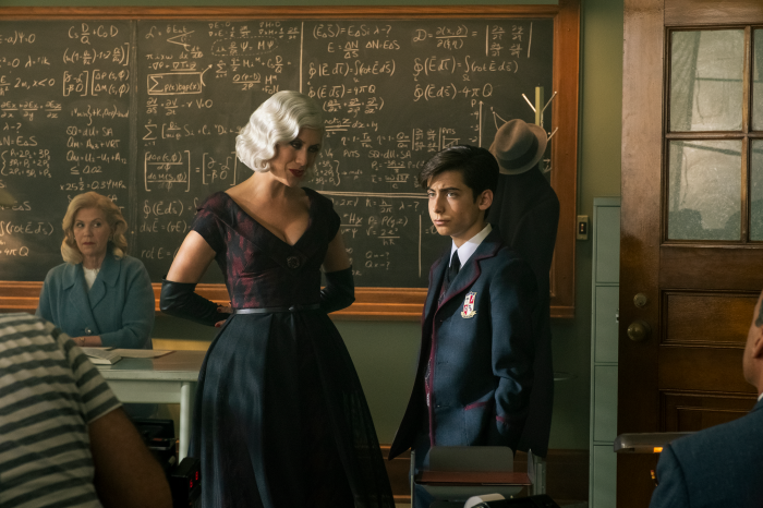 The Handler and Number Five from The Umbrella Academy