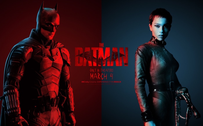 The Batman: Robert Pattinson and Zoë Kravitz