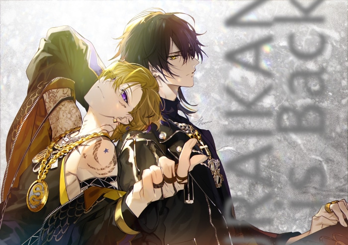 Haruomi Shingu and Chisei Kuzuryu from Paradox Live