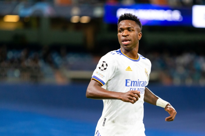 Vinícius Júnior in Real Madrid Champions League kit