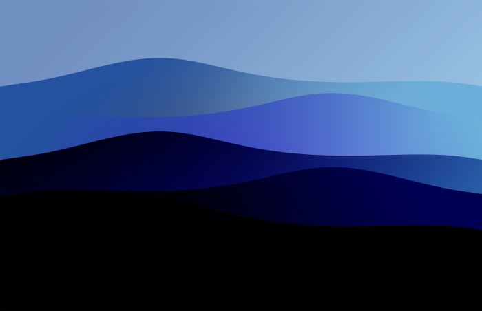 Abstract Blue Waves
