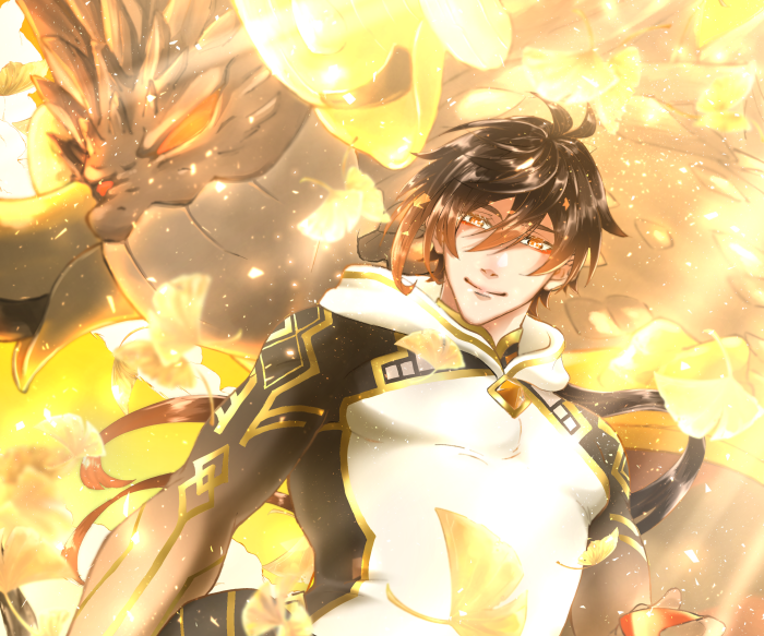 Zhongli and Rex Lapis from Genshin Impact