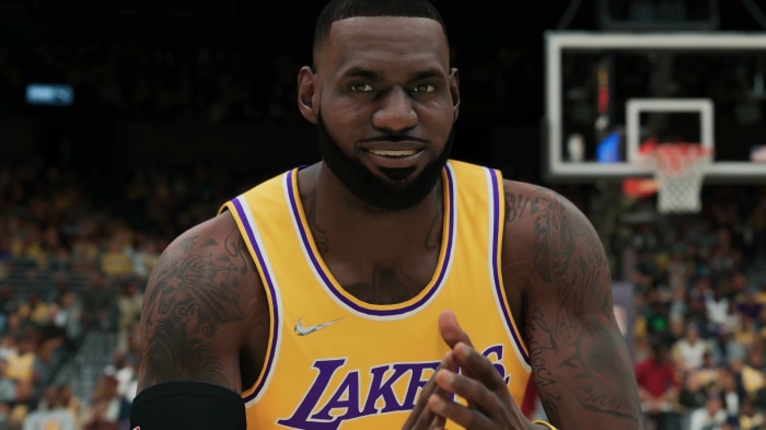 LeBron James from NBA 2K22