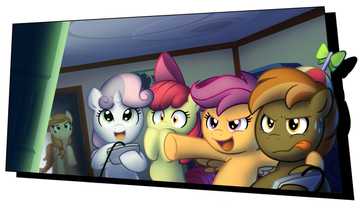My Little Pony: Friendship Is Magic characters playing video games