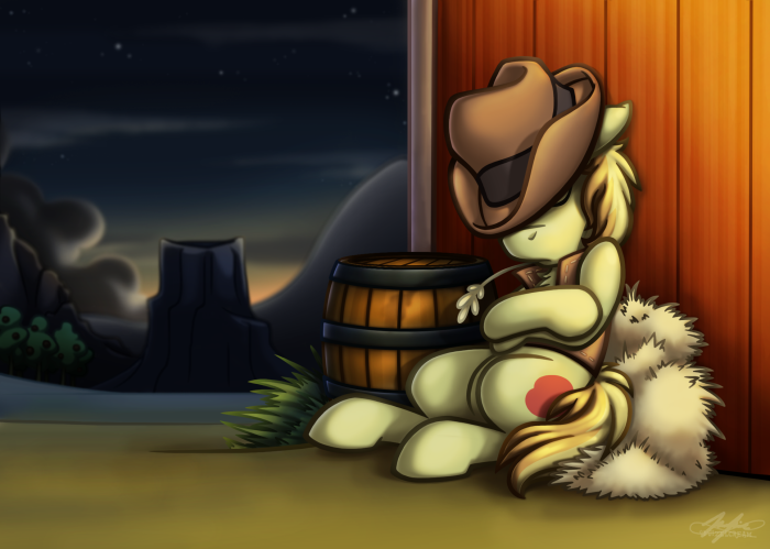 Braeburn from My Little Pony: Friendship Is Magic sleeping
