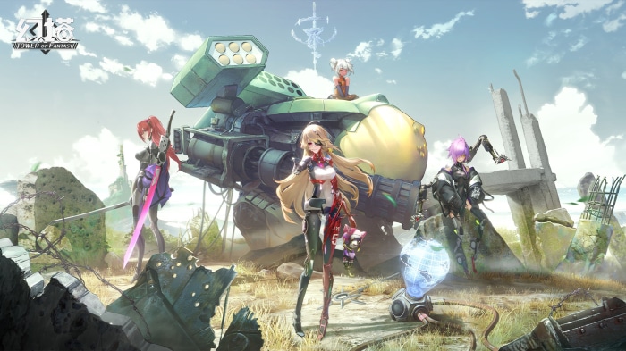 Tower of Fantasy characters with mecha