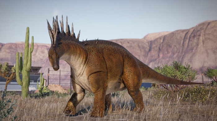 Dilophosaurus from Jurassic World Evolution 2