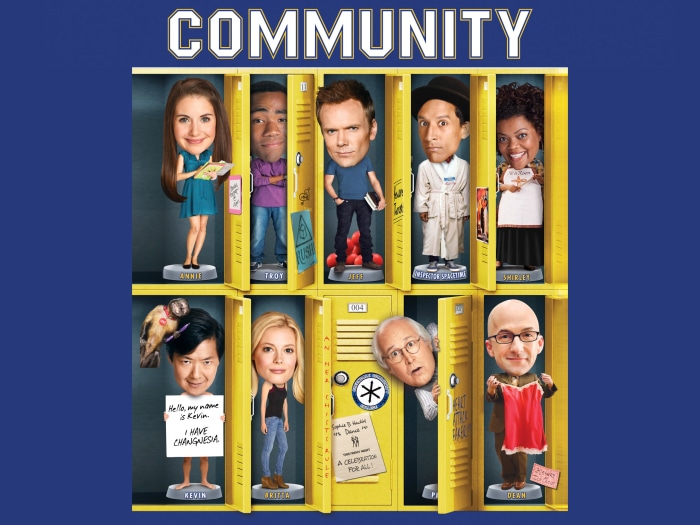 Community cast in lockers
