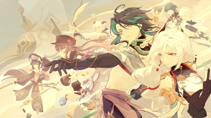 Genshin Impact Character Group Artwork