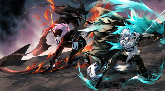 SilverAsh and Flamebringer from Arknights 4K