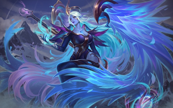 Soraka from League of Legends 4K