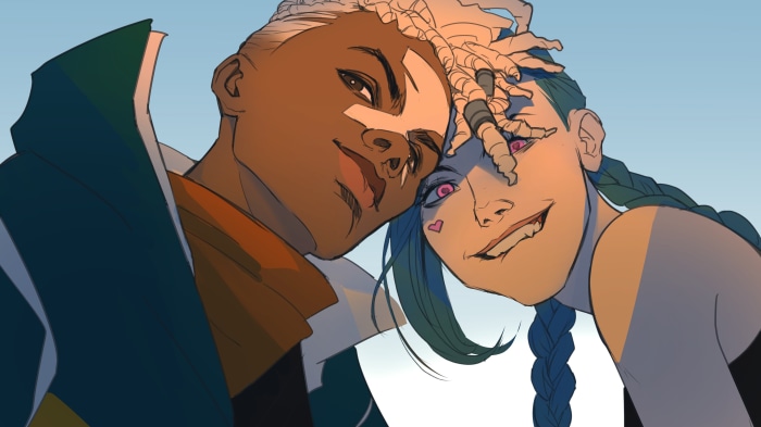 Jinx and Ekko from Arcane 4K