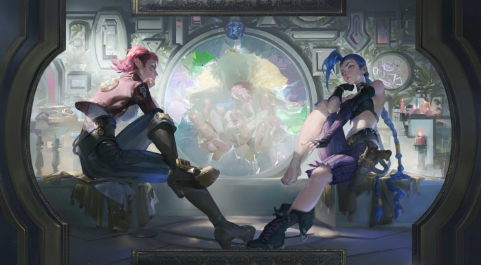 Vi and Jinx from Arcane