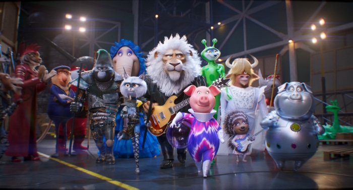 Sing 2 characters on stage