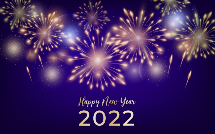 Happy New Year 2022 Fireworks