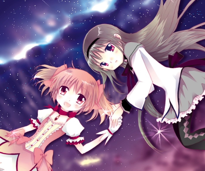 Madoka Kaname and Homura Akemi from Puella Magi Madoka Magica
