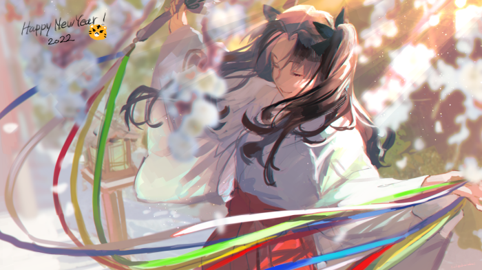 Rin Tohsaka Happy New Year 2022