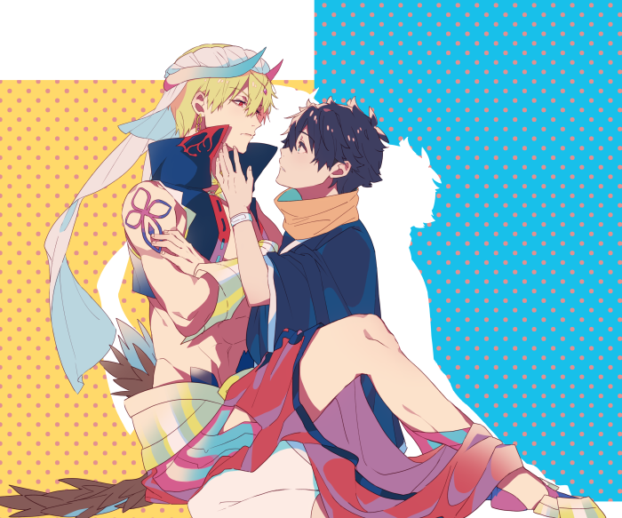 Gilgamesh and Ritsuka Fujimaru from Fate/Grand Order