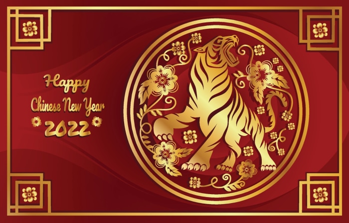 Happy Chinese New Year 2022 Year of the Tiger