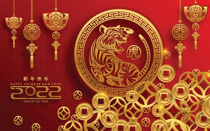 Happy Chinese New Year 2022 Year of the Tiger