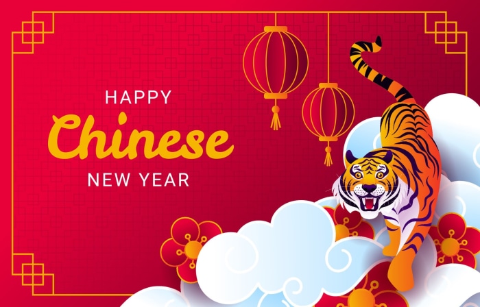 Happy Chinese New Year Year of the Tiger