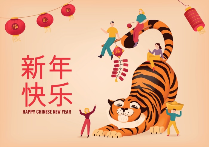 Happy Chinese New Year Year of the Tiger