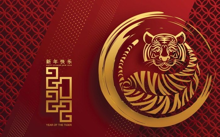 Happy Chinese New Year 2022 Year of the Tiger
